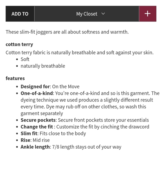 Lululemon Warm Down Jogger 7/8 - Picture 4 of 5